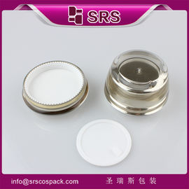 J035 15 g 30 g 50 g recipiente de creme corporal em ouro vazio