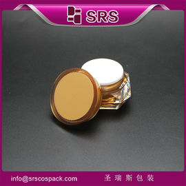 Fabricante de frascos cosméticos de forma de diamante,J060 frasco acrílico de 30 g de creme