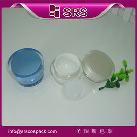 5 ml 10 ml 15 ml 30 ml 50 ml garrafas de cosméticos acrílicos elegantes de fabricação