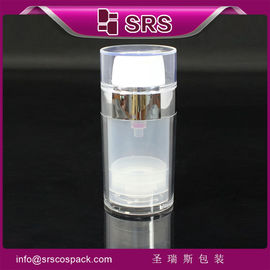 A0212 frasco cosmético sem ar de 30 ml e 50 ml, frasco vazio por grosso