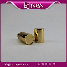 A022 15 ml 30 ml 50 ml frasco sem ar de alumínio-ouro vazio para soro