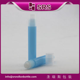 RPP-15 ml frasco de perfume rol-on de plástico de bolas de plástico tampa