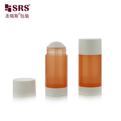 15 ml 30 ml 50 ml 75 ml 90 ml recipiente vazio redondo PP PCR reciclável Eco- desodorante