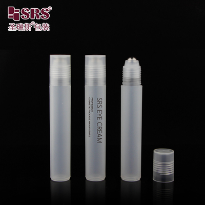 Rondinho Luminoso Matte Brilhante PP PCR Plástico Roller Bola de Massagem de Aço Rolo Em Botelha 15ml