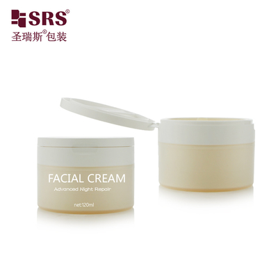 Produtos alimentares de luxo para cuidados com a pele, creme corporal, plástico, frascos de PP, creme facial, recipiente de gel, frasco de embalagem