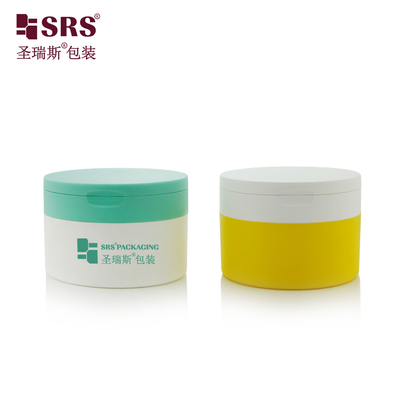 4 oz de plástico PP PCR Dupla Parede Personalização Flip Cap com Cubo de Cuiagem de Cubo de Cuiagem