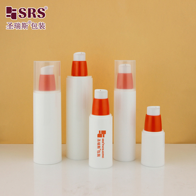 15 ml 30 ml 50 ml Loção de cor personalizada Essência de cabelo soro cosmético de luxo garrafa de bomba sem ar