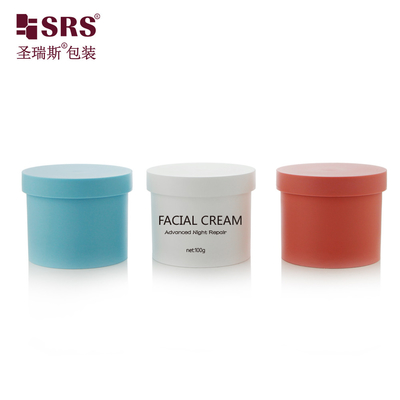 100 g de esmalte Injeção Cor Verde PP PCR Material reciclado ecológico Plastic Body Scrub Jar Container