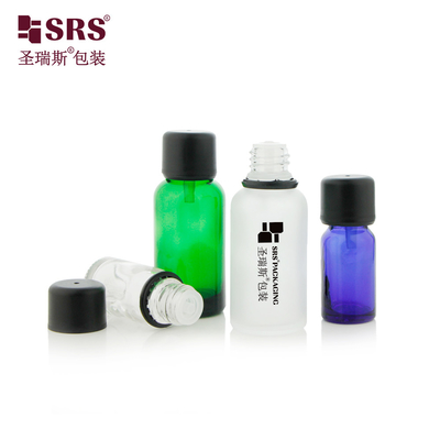 Luxo Vazio Elegante Cosmético Perfumado Criança Resistente Cap Botão de Óleo de Vidro
