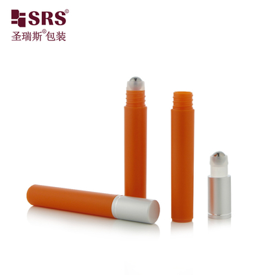 8 ml Forma redonda PP Injeção Cor Vazio Embalagem Cosmética Serum Capelo Botella de Massagem de Roller