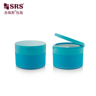 120g 150g PP vazio PCR reciclado Injeção de cor personalizada Flip Cap Body Butter frascos vazios
