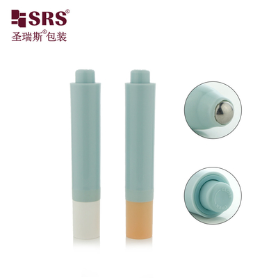 Embalagem Cosmética Vazia de PP Reciclada Aplicador de Massagem Sem Ar 10ml Roll On Bottle