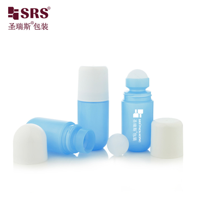 50 ml de fundo redondo de forma única de gel vazio em rolos em recipiente de bastão de desodorante