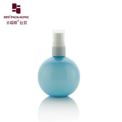 150 ml em forma de esfera PCR plástico vazio bomba de névoa fina embalagem perfumaria PET sprayer frasco