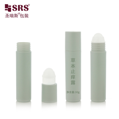 1 oz de gel de desodorante de bola de rolos cosmético vazio sem vazamento