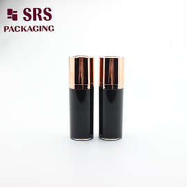 A020 tinta preto acrílico frasco de loção de parede dupla frasco cosmético sem ar