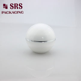 Recipiente de creme cosmético da marca SRS, frasco de bola de luxo vazio