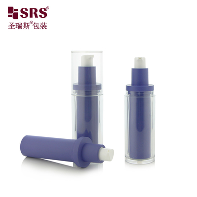 30 ml 1 oz Emagrecido Injeção Custom PET Dupla Parede Substituivel Pomba de Loção sem Ar