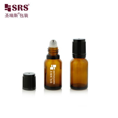 Logotipo Impressão de tela de seda garrafa de vidro de rolos 5ml 10ml 15ml 20ml 30ml 50ml 100ml
