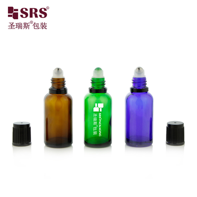 Pintura Customize Color Botão de vidro de rolos Capacidade 5ml 10ml 15ml 20ml 30ml 50ml 100ml