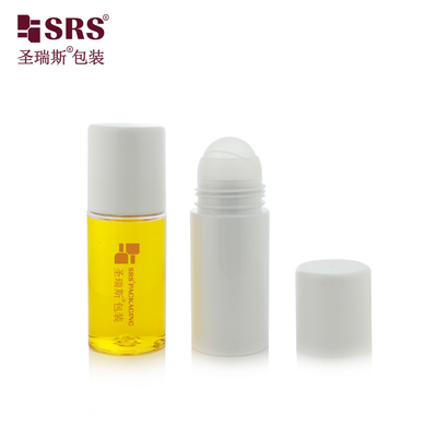 PET43 130ML 170ML Esferas de plástico PET Roll On Bottle para aplicador de gel de desodorante Roll-On