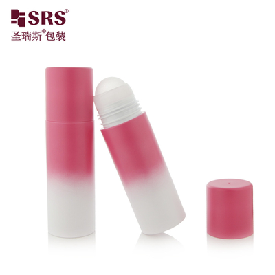 PET43 130ML 170ML Gel Antitranspirante Sérum PET Rolo em garrafa com porta-bolas Amigável ao ambiente e personalizável