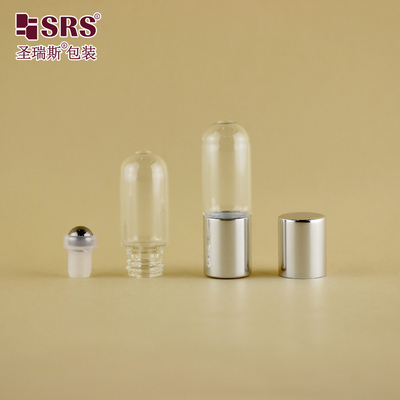 BLP-3ml Tubos de vidro de fundo redondo rolando na garrafa em cor Pantone personalizada para óleo de aromaterapia sem vazamento
