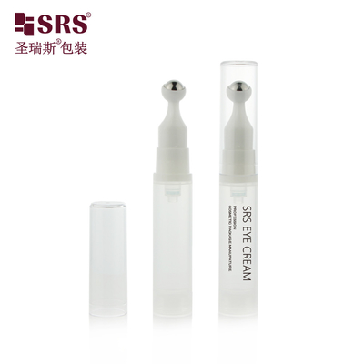 A0031 Injeção Personalizar cor Rondas Rolo sem ar em garrafa Embalagem Cosmética Massagem Olho soro Prensagem garrafas