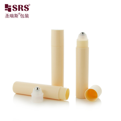 RPP-20ML Nude Injectação Personalização Forma Redonda Roller Bola de Aço Massagem Antiperspirante Gel Roll On Applicator de garrafa