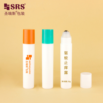 RPP-20ML Gloss Matte Finished In Mold Injeção econômica Cor PPP PCR Eco-friendly Rolll-On Design Fota Proof Leak