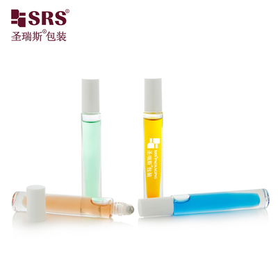 GB1-10ml Rolo de vidro de parede espessa em garrafa com tampa de plástico PP Soluções de embalagem ecológicas e sustentáveis