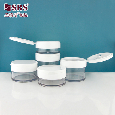 PETG003 Injeção de parede espessa e redonda de plástico, transparente, conveniente, com tampa flexível, frasco de plástico para gel capilar, feito de PETG