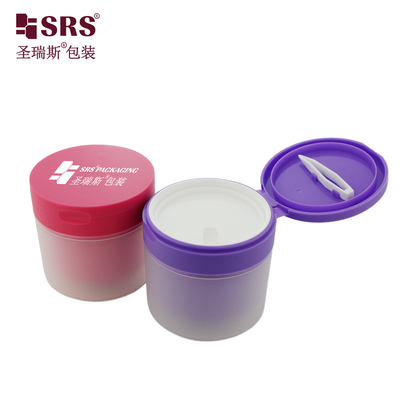 SRS1 120g 150g Dupla parede PP PCR plástico reciclado para limpeza facial Serum Jar Container para creme cosmético