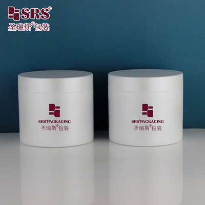 SRSQ Grande Tamanho Máscara Facial PP Creme Jar Embalagem 80g 100g 120g 150g 200g 300g 400g Cuidados da pele Creme pessoal de dia Jar