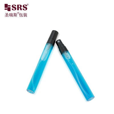 BLPP-10ML tamanho de bolso Mini Cute Design alto transparente tubo de vidro transparente garrafa de bomba de spray para perfume