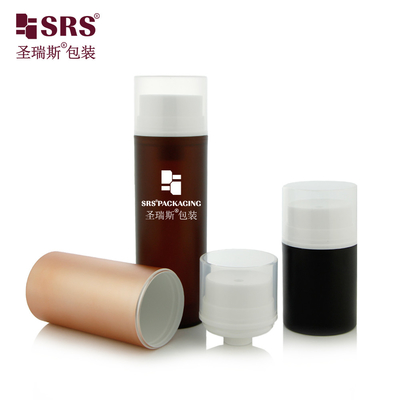 PA608 Pintura Matte Custom Color Marrom Luxury Facial Mask Body Cream Hand Cream Airless Bottle For Cosmetic