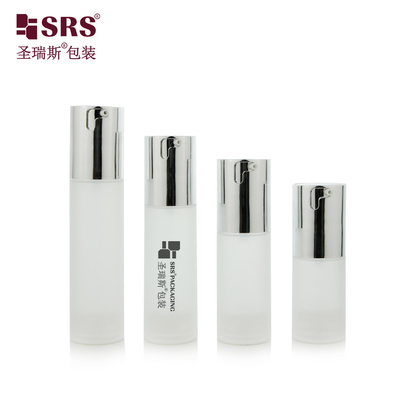 TA023 20ml 30ml 40ml 50ml Gloss Matte In Mold Injection Clear Frosted PP PCR Airless Bottle For Foundation Cosmetic Packaging