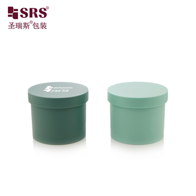 SRSG2 100g Luxo Boa Qualidade Injecção Frosted Vermelho Azul Verde Cor Plástico PP Máskara Facial Gel Jar