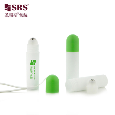 RPPF 20ml Botão de plástico branco congelado em rolos embalagem Massagem Bola de aço Gel de alívio da dor