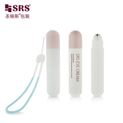 RPPG 25ml portátil bonito tamanho de bolso plástico rolha de aço bola de garrafa personalização viagem injeção de cor personalizada acabamento mate embalagem