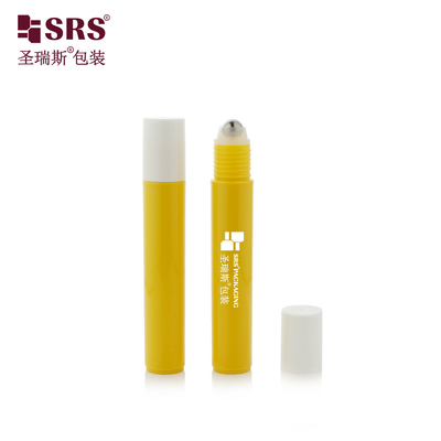 RPP-15ML Plastic Round Injection Custom Color PCR PP Recycled Roller Ball Bottle Massage Eye Serum