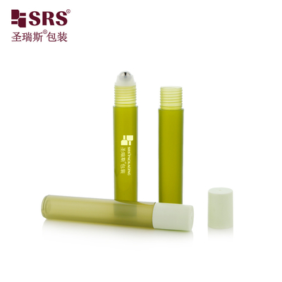 RPP-15ML Recipiente de embalagem de garrafa de plástico semi-transparente para injecção de cor verde mate acabado