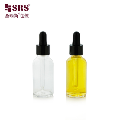 D001 Garrafas de vidro de alta qualidade de 18/415 com gotas de precisão para óleos essenciais - Tamanhos de 5 ml a 100 ml