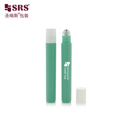 RPP-10ML(C) Alto e fino PP plástico PP mate acabado garrafa de rolo vazio com bola de aço para soro ocular