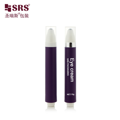 AY 10ML 15ML Botão de Prensa de Plástico Design Botão de Massagem de Rolo Sem Ar para Gel hidratante para Olhos