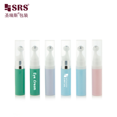 A0035 7.5ml 10ml 15ml PP Pressão a vácuo Botão Creme para Olhos Botões de rolos Embalagem higiênica à prova de vazamento