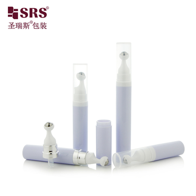 A0035 7.5ml 10ml 15ml Garrafas de rolos de PP sem ar para uso em viagens