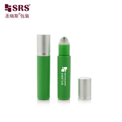 RPA-10ML Elevar sua marca com garrafas de soro de olho de plástico glacial e congelado PP PCR sustentáveis: cor personalizada, bola de aço rolante e função de massagem
