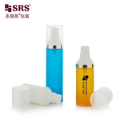 PA0205 15ml 30ml 50ml PP Eco-Friendly Customize Color Airless Pump Lotion Foundation Embalagem de garrafa líquida