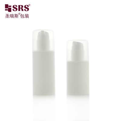 PA213 30ml 50ml Forma oval Injeção personalizada Cor Plástico PP Bottle de bomba sem ar Embalagem cosmética